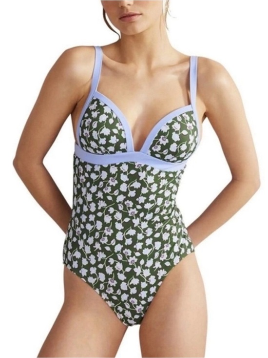 Boden Other - Boden Green Floral One-Piece Swimsuit